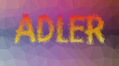 Adler solgunluk teknolojik tesselleme döngüsü hareket eden çokgenler