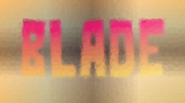 Bıçak garip bir tessellasyonu çözüyor. Hareket eden çokgenler.