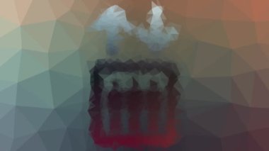 Asansör soluklaşması modern tessellasyon döngüsü hareket eden çokgenler