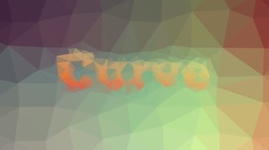 Eğri solukluğu ilginç tessellasyon döngüsü hareket eden çokgenler