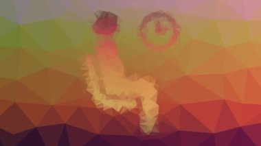 Bekleme odası soluklaşma teknolojik tessellasyon titreşimli çokgenler