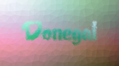 Donegal çözünen tekno tesselleştirilmiş döngü animasyon çokgenleri