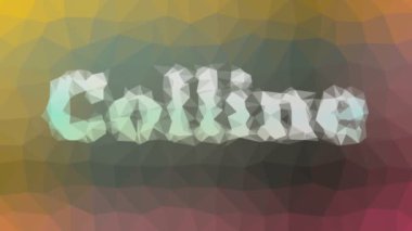 Colline çözümleme ilginç tesselleştirilmiş döngü titreşim çokgenleri