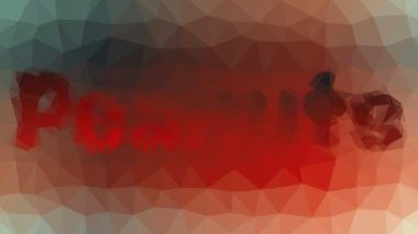 Fıstıklar garip tesselleme döngüsü animasyon çokgenler