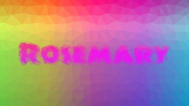 Biberiye çözünen tekno tesselleme döngüsü hareket eden çokgenler