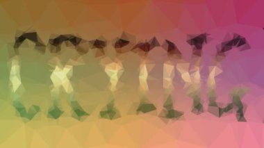 Garip bir şekilde ağlıyordu. Tesselleştirilmiş döngüler, titreşimler, çokgenler.