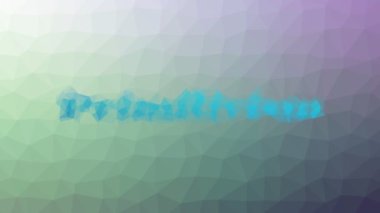 İlkellik Teknolojik Tesselleştirme Döngüsü Canlandırılmış Üçgenler