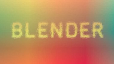 Blender çözünen tekno tessellasyon döngüsü hareket eden üçgenler