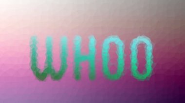 Whoo Fade Techno Tessellation Döngüsü Hareketli Çokgenler
