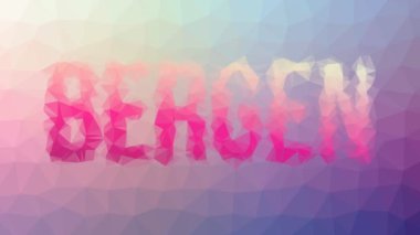 Bergen ilginç tesselleştirilmiş döngüyü çözüyor hareket eden çokgenler