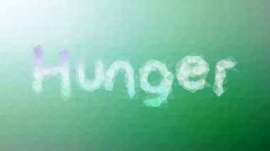 Açlık çözme tekno tesselleme döngüsü animasyon çokgenler