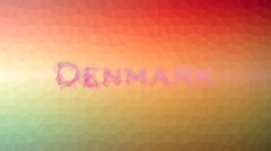 Danimarka tuhaf tesselleştirilmiş döngü hareketli üçgenler