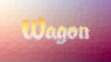 Vagon soluklaşması Tekno Tessellation Döngü hareketli üçgenler