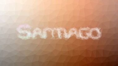 Santiago tuhaf bir şekilde beliriyor. Döngü hareketli üçgenler.