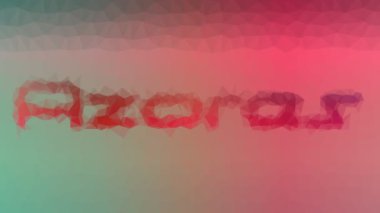 Azorlar soluk teknolojik tesselleştirilmiş döngü hareketli üçgenler