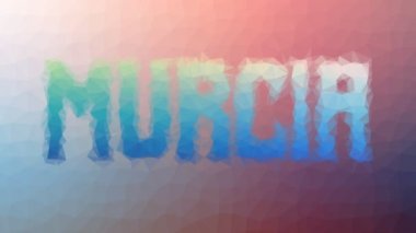 Murcia garip bir şekilde tesselleştirilmiş gibi görünüyor. Hareket eden çokgenler.