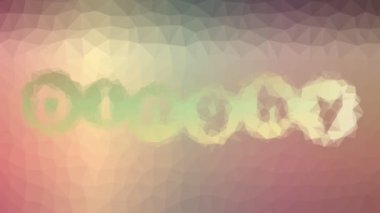 Tekne ortaya çıkıyor. Tesselleştirilmiş döngü. Hareket eden çokgenler.