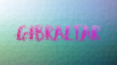 Cebelitarık teknolojik olarak tesselleştirilmiş döngü animasyon üçgenleri