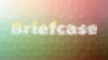 Evrak çantası teknolojik tesselleme döngüsü animasyon üçgenleri