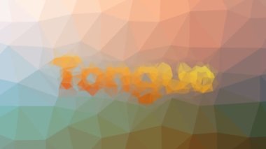 Dil çözülmesi garip tesselleştirilmiş döngüler titreşim üçgenleri