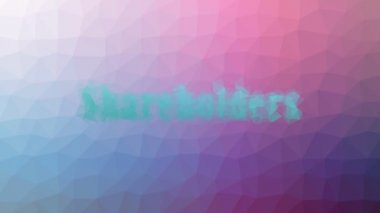 Hissedarlar Tuhaf Tesselleme Döngüsü Canlandırılmış Çokgenler