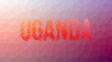 Uganda kayboluyor. Garip tessellasyon. Titreyen çokgenler.