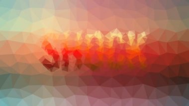 Şok soluklaşması ilginç tessellasyon döngüsü titreşim üçgenleri