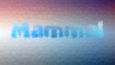 Memeli tuhaf tesselleme döngüsü hareket eden çokgenler