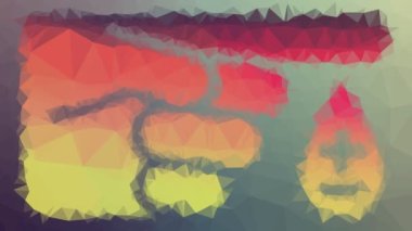 Şeker hastalığı tekno tesselleme döngüsü hareket eden çokgenler