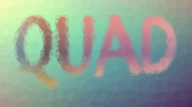 Modern tessellasyon ortaya çıkan kuad hareket eden üçgenler