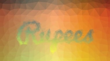 Modern Tessellasyon Çözülen Rupiler Animasyon Çokgenleri