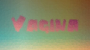 Vagina Dissolving Modern Tessellation Looping Animated Triangles