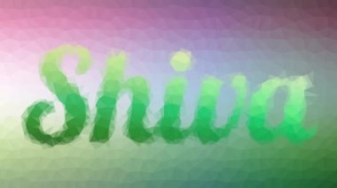 Shiva tuhaf bir şekilde ortaya çıktı. Döngüler çizerek üçgenleri canlandırdı.