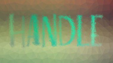 Görünürde tekno tesselleme döngüsü animasyon çokgenleri