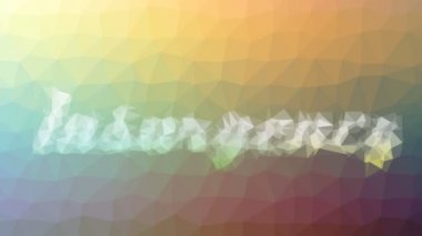 İsyan Tuhaf Tessellasyon Döngüsü Canlandırılmış Üçgenler