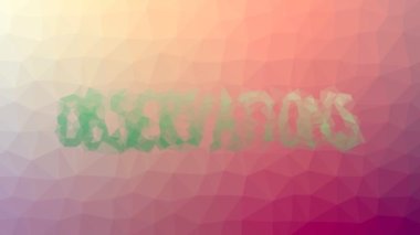 Gözlemler Teknolojik Tessellasyon Döngüsü Hareket Üçgenleri