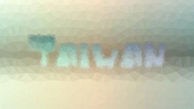 Tayvan sönük tekno tessellasyon animasyon çokgenler