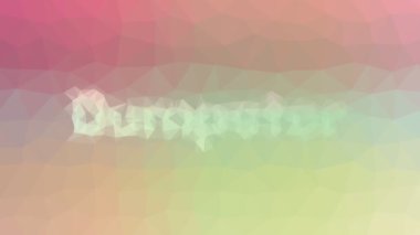 Çöp konteynırının çözünürlüğü tuhaf tesselleştirilmiş döngüler animasyon üçgenleri