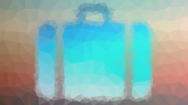 Bagaj kontrolü, valiz çantasının içinde garip tesselleştirilmiş, titreşimli çokgenler olduğunu iddia ediyor.