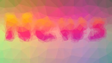 Haberler sönük tekno tesselleme döngüsü titreşimli çokgenler