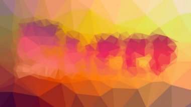 Koyun garip bir tessellasyon çözüyor, çokgenleri canlandırıyor.