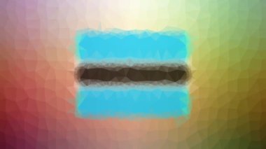 Botswana Flag ISO: BW sönük teknolojik tesselleştirilmiş atımlı çokgenler