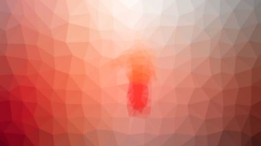 Tekno tesselleştirilmiş kişi ortaya çıkıyor. Döngü darbesi çokgenler.