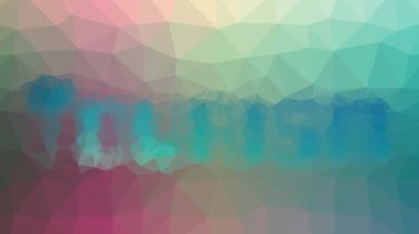 Turizm tekno-tesselasyon çözeltisi hareket eden çokgenler