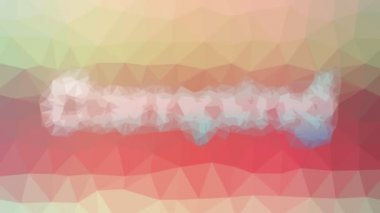 Tekno tessellasyon görünen kamp hareket eden üçgenler