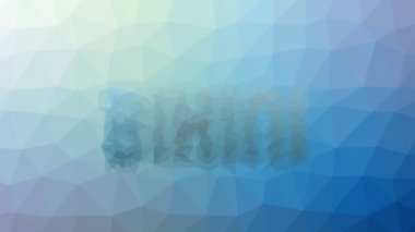 Bikini 'nin modern tesselleştirilmiş döngüyü çözmesi animasyon çokgenleri