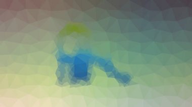 oyun alanı alt soluklaşması garip tesselleştirilmiş döngü animasyon üçgenleri