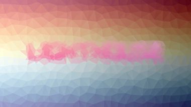 Deniz feneri sönük tekno tesselleme döngüsü titreşim üçgenleri