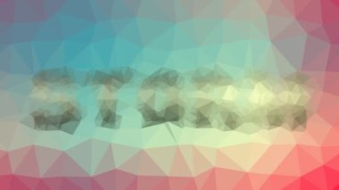 Fırtına garip tesselleştirilmiş döngüyü çözüyor hareket eden üçgenler