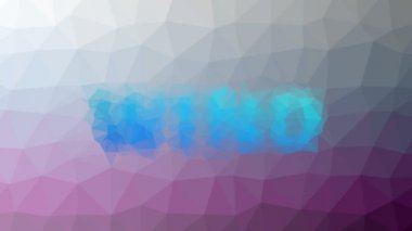 Rüzgar tekno tesselleştirilmiş döngü hareketli çokgenler